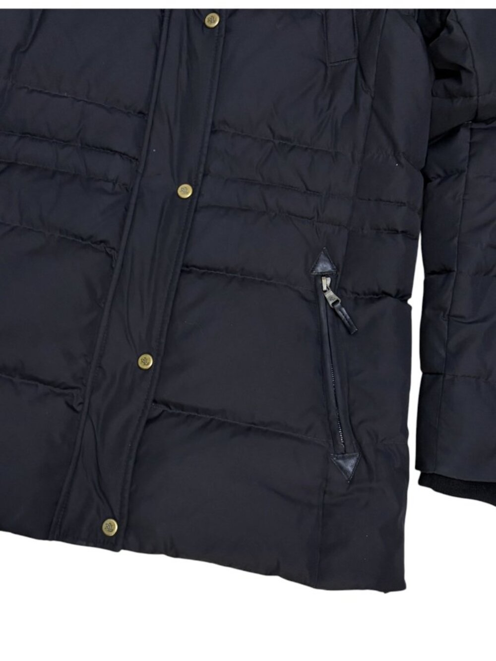 RALPH LAUREN Puffer Coat DOWN FILL & Feather Winter Parka Jacket Womens Small - Picture 6 of 6